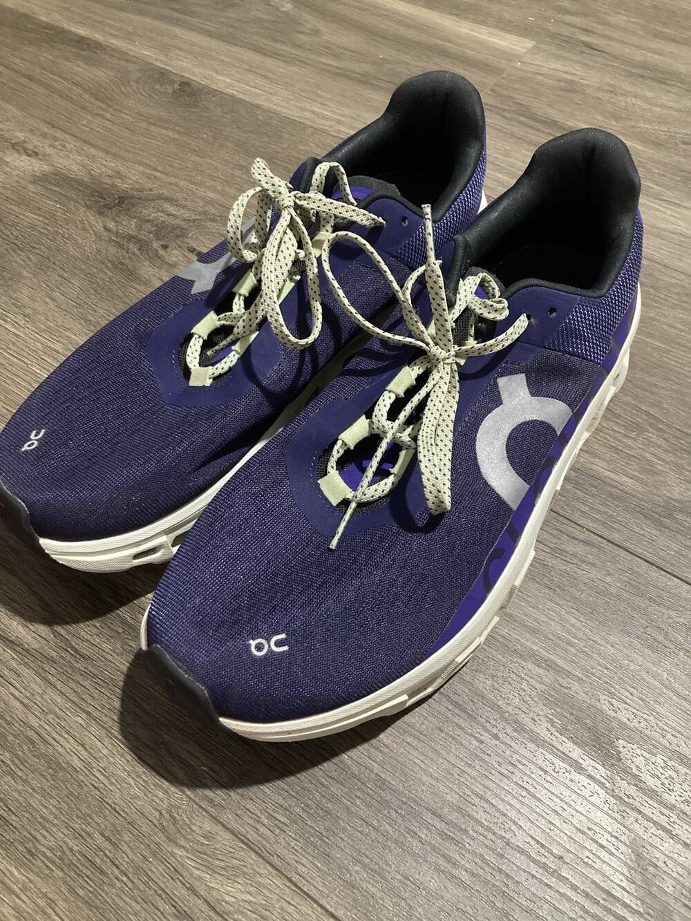 On Cloudmonster Shoes Mens Size 12 Purple Athletic Sneaker Cushioned Running